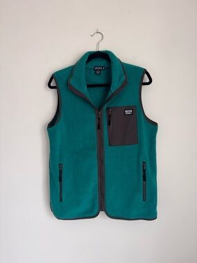 Notice the Reckless Teal Fleece Vest